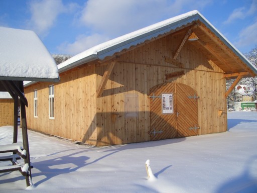 Pavillon im Winter 2010